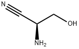 Propanenitrile, 2-amino-3-hydroxy-, (2S)- Structure