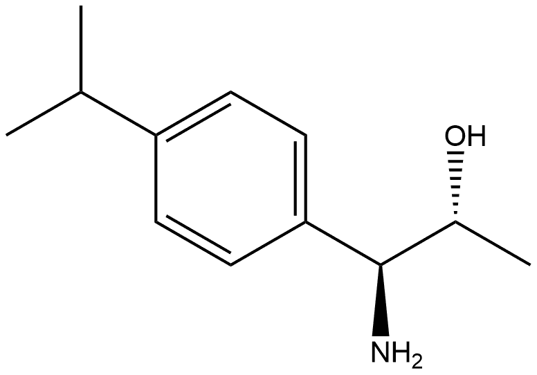 (1S,2R)-1-AMINO-1-[4-(METHYLETHYL)PHENYL]PROPAN-2-OL Structure