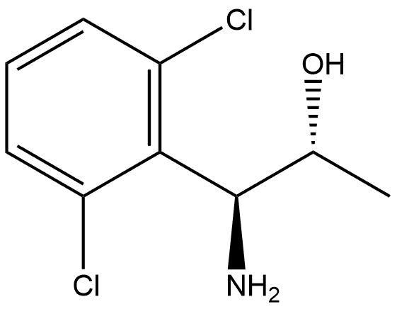 (1S,2R)-1-AMINO-1-(2,6-DICHLOROPHENYL)PROPAN-2-OL Structure