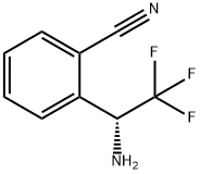 (R)-2-(1-Amino-2,2,2-trifluoroethyl)benzonitrile Structure