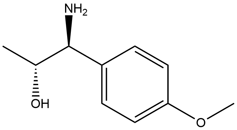 (1S,2R)-1-AMINO-1-(4-METHOXYPHENYL)PROPAN-2-OL Structure