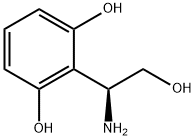 2-[(1S)-1-amino-2-hydroxyethyl]benzene-1,3-diol Structure