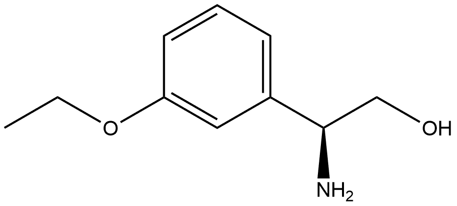 (S)-2-amino-2-(3-ethoxyphenyl)ethan-1-ol Structure