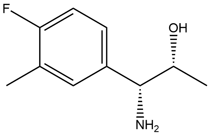 (1R,2R)-1-AMINO-1-(4-FLUORO-3-METHYLPHENYL)PROPAN-2-OL Structure