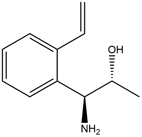 (1S,2R)-1-AMINO-1-(2-VINYLPHENYL)PROPAN-2-OL Structure