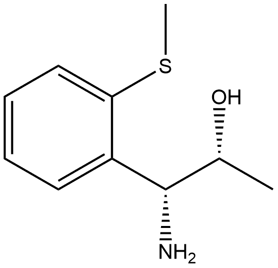 (1R,2R)-1-AMINO-1-(2-METHYLTHIOPHENYL)PROPAN-2-OL Structure