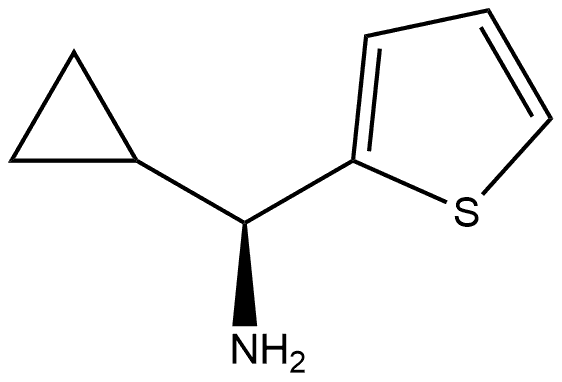 (1S)CYCLOPROPYL-2-THIENYLMETHYLAMINE Structure