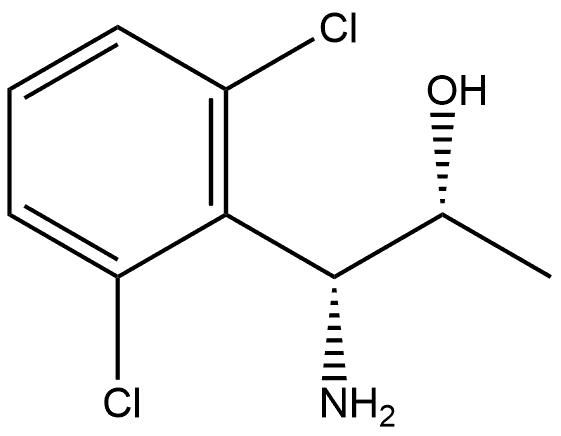 (1R,2R)-1-AMINO-1-(2,6-DICHLOROPHENYL)PROPAN-2-OL Structure