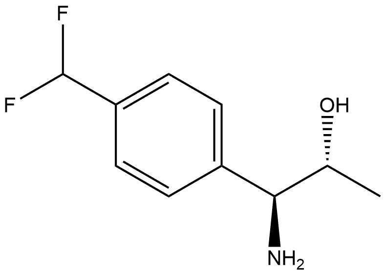 (1S,2R)-1-AMINO-1-[4-(DIFLUOROMETHYL)PHENYL]PROPAN-2-OL Structure