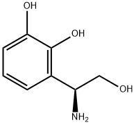 3-[(1S)-1-amino-2-hydroxyethyl]benzene-1,2-diol Structure