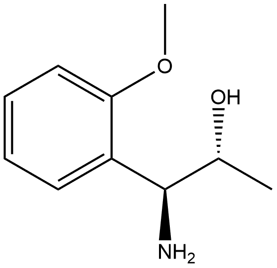 (1S,2R)-1-AMINO-1-(2-METHOXYPHENYL)PROPAN-2-OL Structure