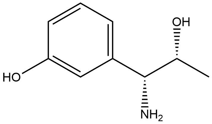 (1R,2R)-1-AMINO-1-(3-HYDROXYPHENYL)PROPAN-2-OL Structure