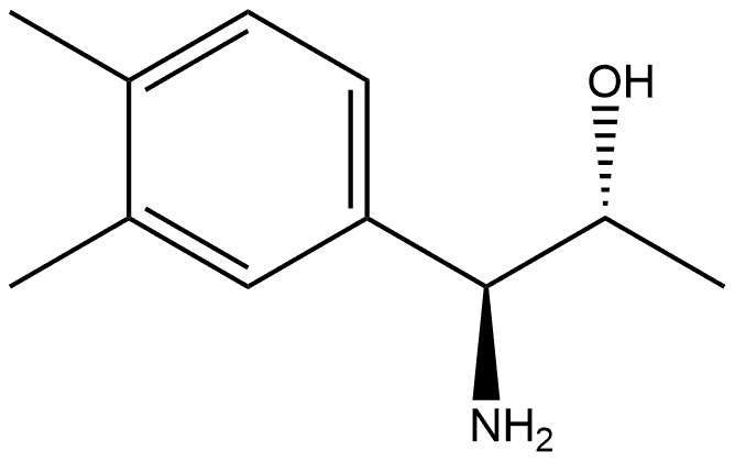 (1S,2R)-1-AMINO-1-(3,4-DIMETHYLPHENYL)PROPAN-2-OL Structure