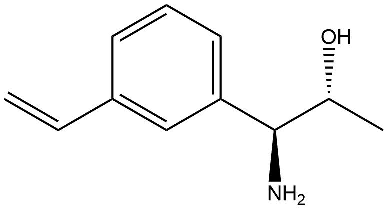 (1S,2R)-1-AMINO-1-(3-VINYLPHENYL)PROPAN-2-OL Structure