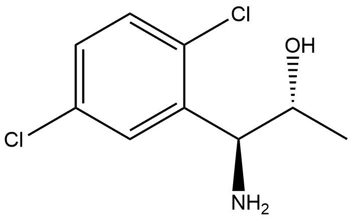 (1S,2R)-1-AMINO-1-(2,5-DICHLOROPHENYL)PROPAN-2-OL Structure