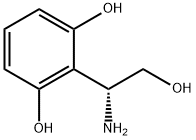 2-[(1R)-1-amino-2-hydroxyethyl]benzene-1,3-diol 구조식 이미지