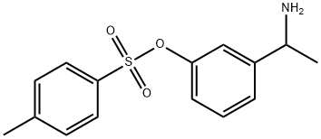 Phenol, 3-(1-aminoethyl)-, 1-(4-methylbenzenesulfonate) Structure