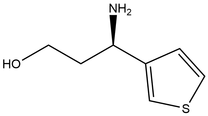 (3R)-3-AMINO-3-(3-THIENYL)PROPAN-1-OL Structure