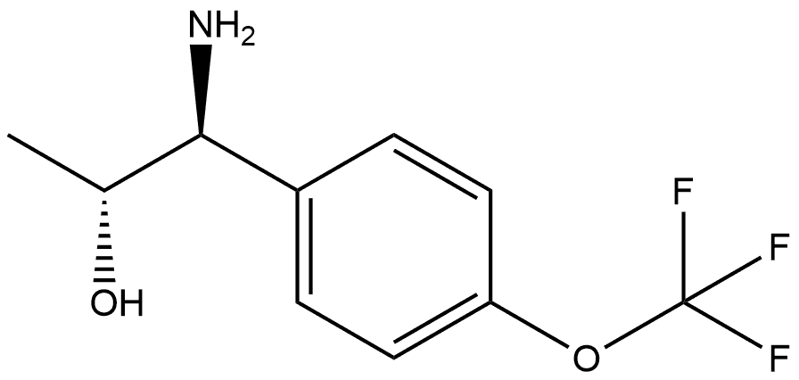 (1S,2R)-1-AMINO-1-[4-(TRIFLUOROMETHOXY)PHENYL]PROPAN-2-OL Structure