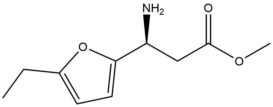 methyl (S)?-?3-?amino-?3-?(5-?ethylfuran-?2-?yl)?propanoate Structure