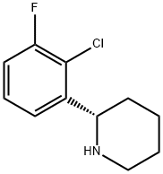 (2S)-2-(2-chloro-3-fluorophenyl)piperidine Structure