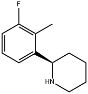 (2R)-2-(3-fluoro-2-methylphenyl)piperidine Structure