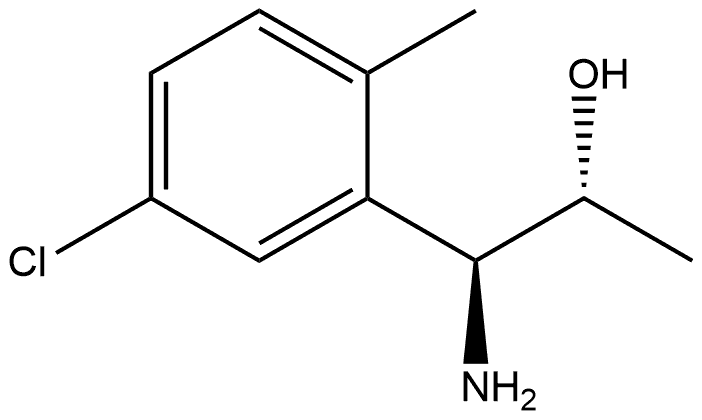 (1S,2R)-1-AMINO-1-(5-CHLORO-2-METHYLPHENYL)PROPAN-2-OL Structure