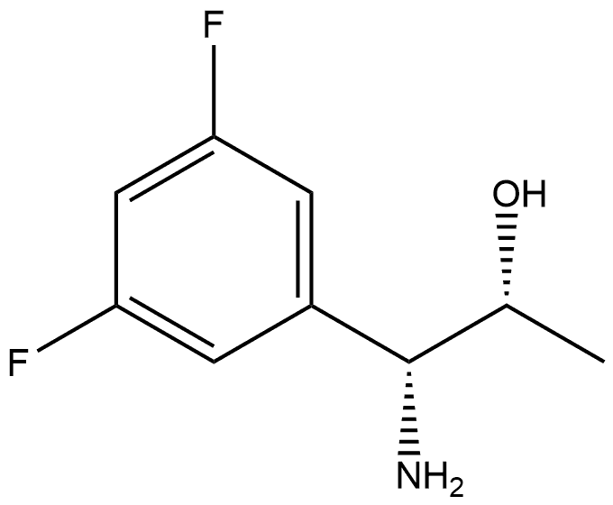 (1R,2R)-1-AMINO-1-(3,5-DIFLUOROPHENYL)PROPAN-2-OL Structure