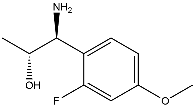 (1S,2R)-1-AMINO-1-(2-FLUORO-4-METHOXYPHENYL)PROPAN-2-OL Structure