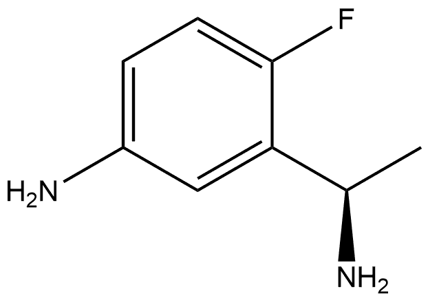 (R)-3-(1-aminoethyl)-4-fluoroaniline Structure