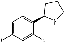 (2R)-2-(2-chloro-4-iodophenyl)pyrrolidine Structure