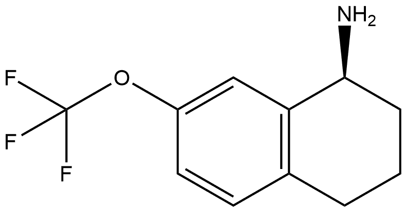 (S)-7-(trifluoromethoxy)-1,2,3,4-tetrahydronaphthalen-1-amine Structure