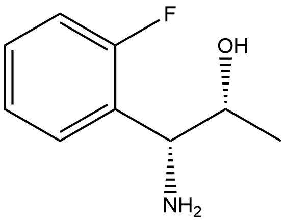 (1R,2R)-1-AMINO-1-(2-FLUOROPHENYL)PROPAN-2-OL Structure