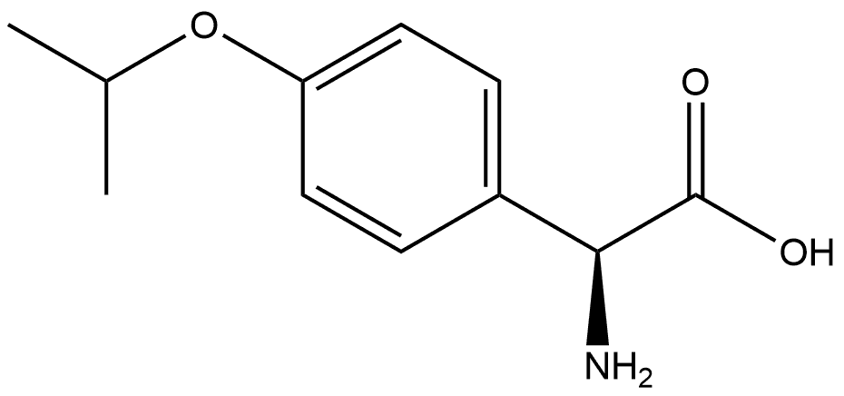 (S)-1-AMINO(4-ISOPROPOXYPHENYL)ACETIC ACID Structure