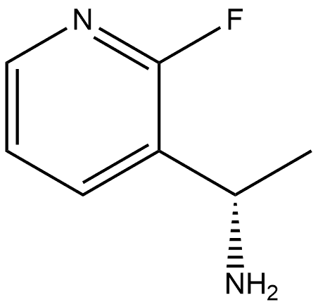 3-Pyridinemethanamine, 2-fluoro-α-methyl-, (αS)- 구조식 이미지