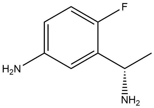 (S)-3-(1-aminoethyl)-4-fluoroaniline Structure