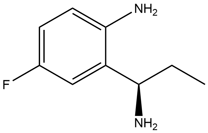 2-((1R)-1-AMINOPROPYL)-4-FLUOROPHENYLAMINE Structure