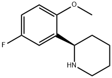 (2R)-2-(5-fluoro-2-methoxyphenyl)piperidine Structure