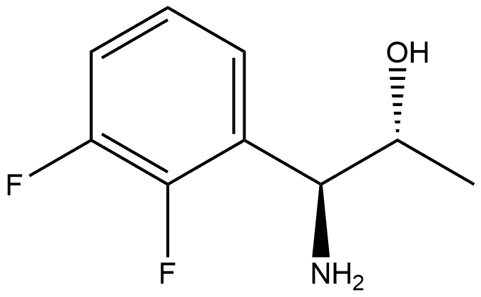 (1S,2R)-1-AMINO-1-(2,3-DIFLUOROPHENYL)PROPAN-2-OL Structure