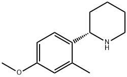 (2S)-2-(4-methoxy-2-methylphenyl)piperidine Structure