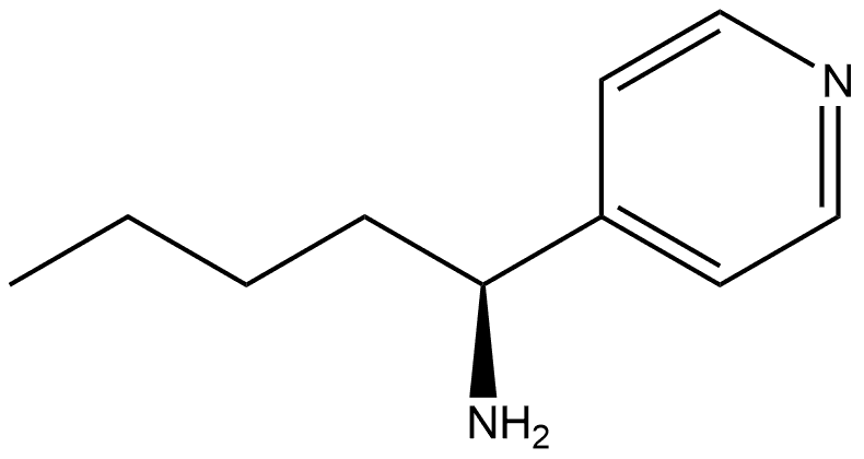 (1S)-1-(4-PYRIDYL)PENTYLAMINE Structure