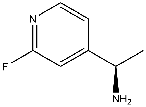 4-Pyridinemethanamine, 2-fluoro-α-methyl-, (αR)- 구조식 이미지