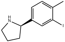 (2R)-2-(3-iodo-4-methylphenyl)pyrrolidine 구조식 이미지