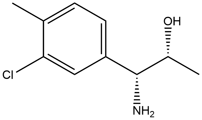 (1R,2R)-1-AMINO-1-(3-CHLORO-4-METHYLPHENYL)PROPAN-2-OL Structure