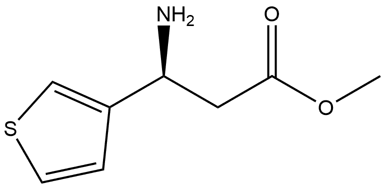 METHYL (3R)-3-AMINO-3-(3-THIENYL)PROPANOATE Structure
