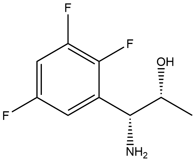 (1R,2R)-1-AMINO-1-(2,3,5-TRIFLUOROPHENYL)PROPAN-2-OL Structure