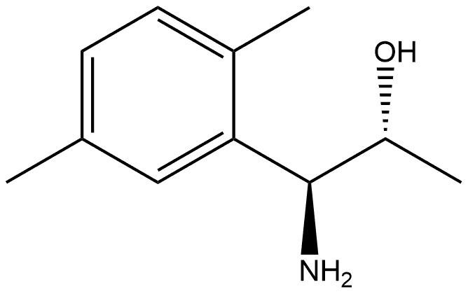 (1S,2R)-1-AMINO-1-(2,5-DIMETHYLPHENYL)PROPAN-2-OL Structure