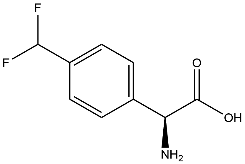 (S)-2-amino-2-(4-(difluoromethyl)phenyl)acetic acid Structure