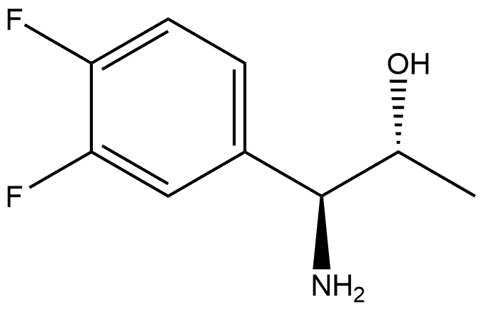 (1S,2R)-1-AMINO-1-(3,4-DIFLUOROPHENYL)PROPAN-2-OL Structure