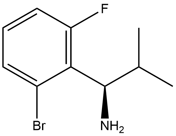 (1R)-1-(2-BROMO-6-FLUOROPHENYL)-2-METHYLPROPYLAMINE 구조식 이미지